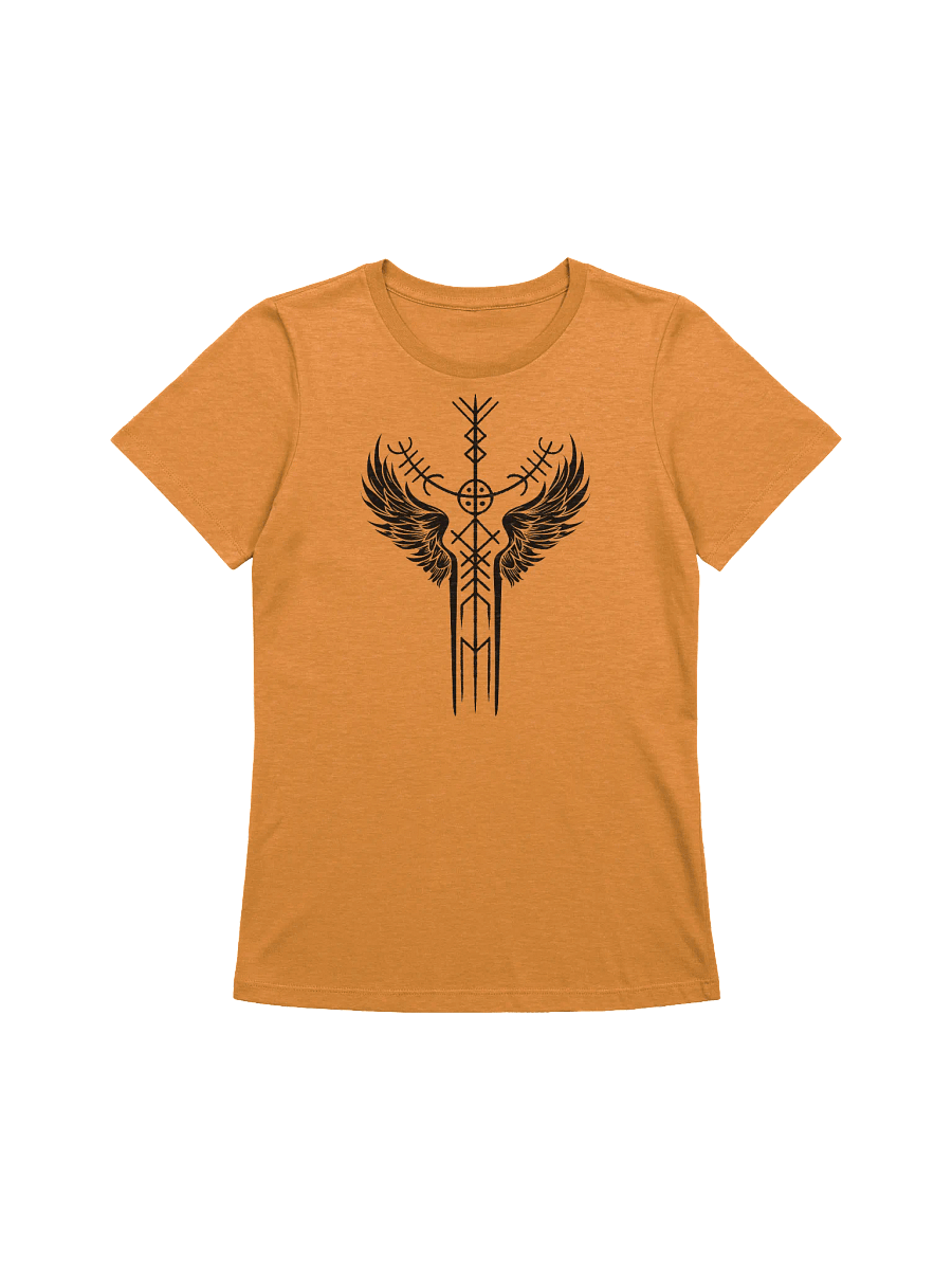 The Valkyrie Stave Women's Supersoft Relaxed-fit T-Shirt (black print) product image (2)