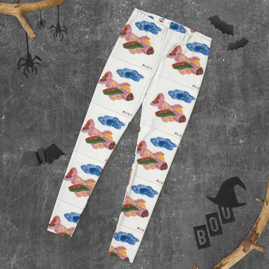 Kid Airplane (All-Over Print Leggings) product image (3)