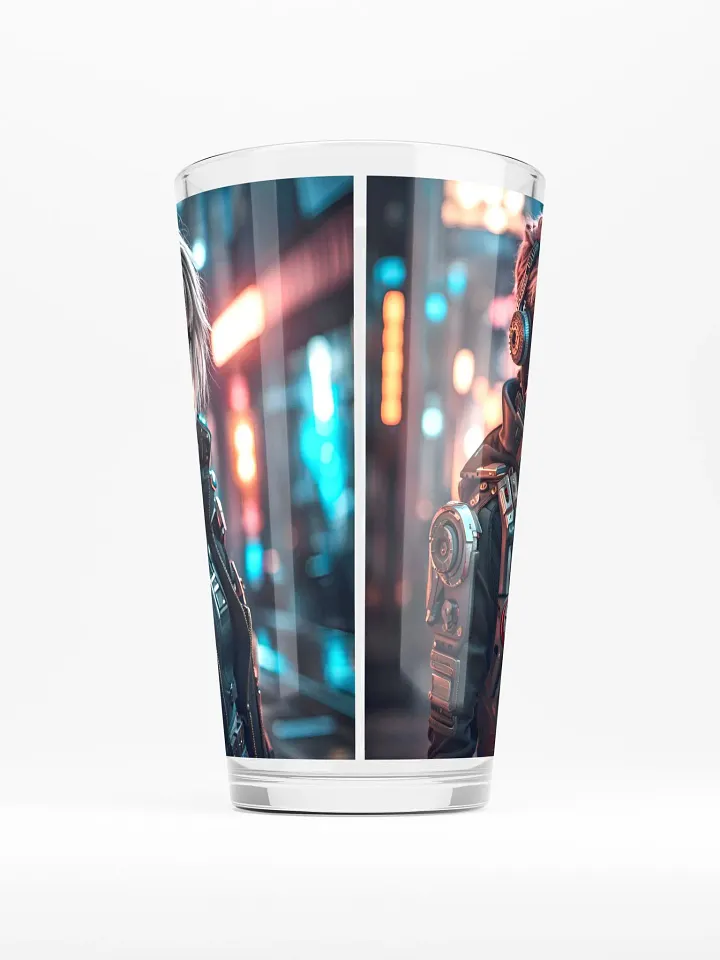 Cyberpunk Female Pint Glass product image (2)