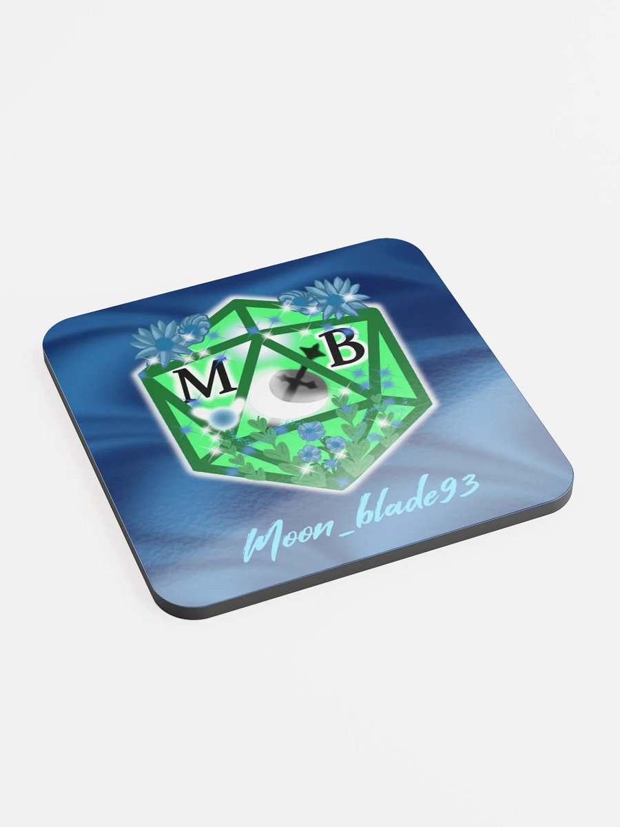 Moonblade- Spring D20 Glossed Cork Coaster product image (3)