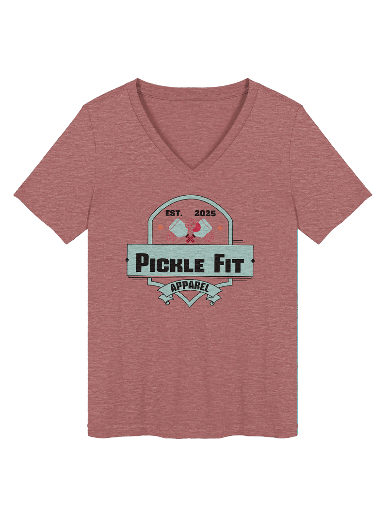 Pickle Fit Logo V-Neck Tee Womens