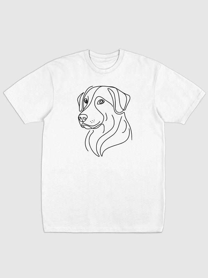 Simple Dog Line Art Men's Tee product image (1)