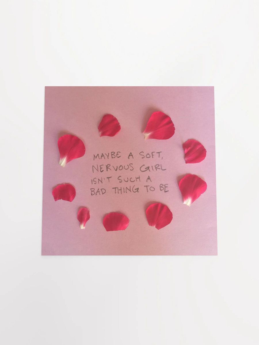 Soft Nervous Girl Art Print product image (17)