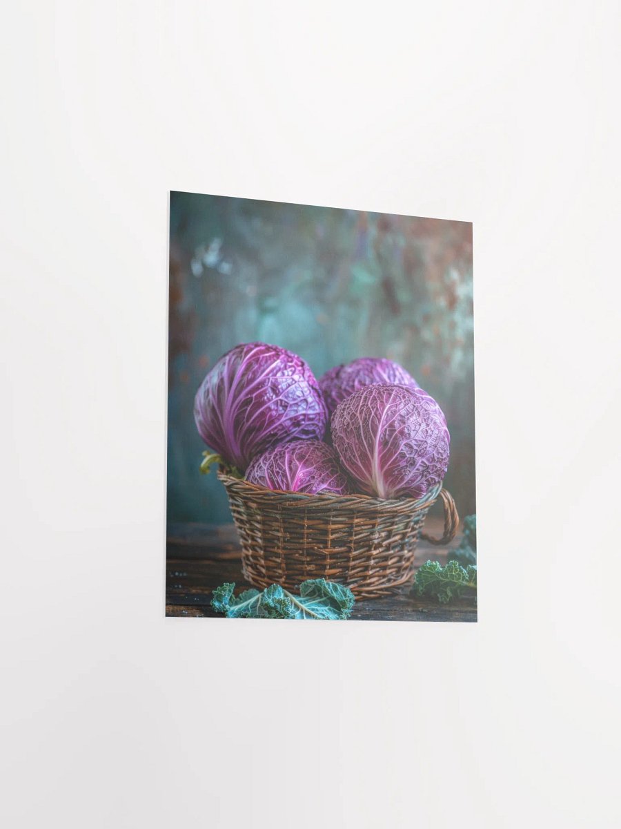 Red Cabbage in a Basket Poster product image (5)
