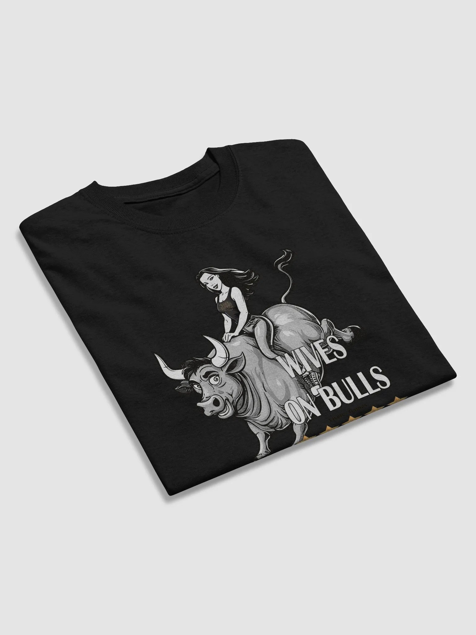 Heavyweight Wives On Bulls Get Five Stars Unisex T-shirt product image (42)
