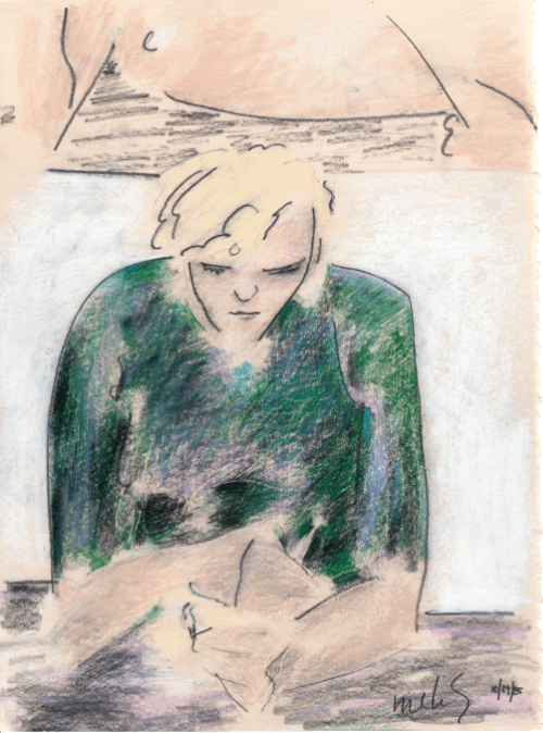 Woman Smoking 10.29.85 print product image (1)
