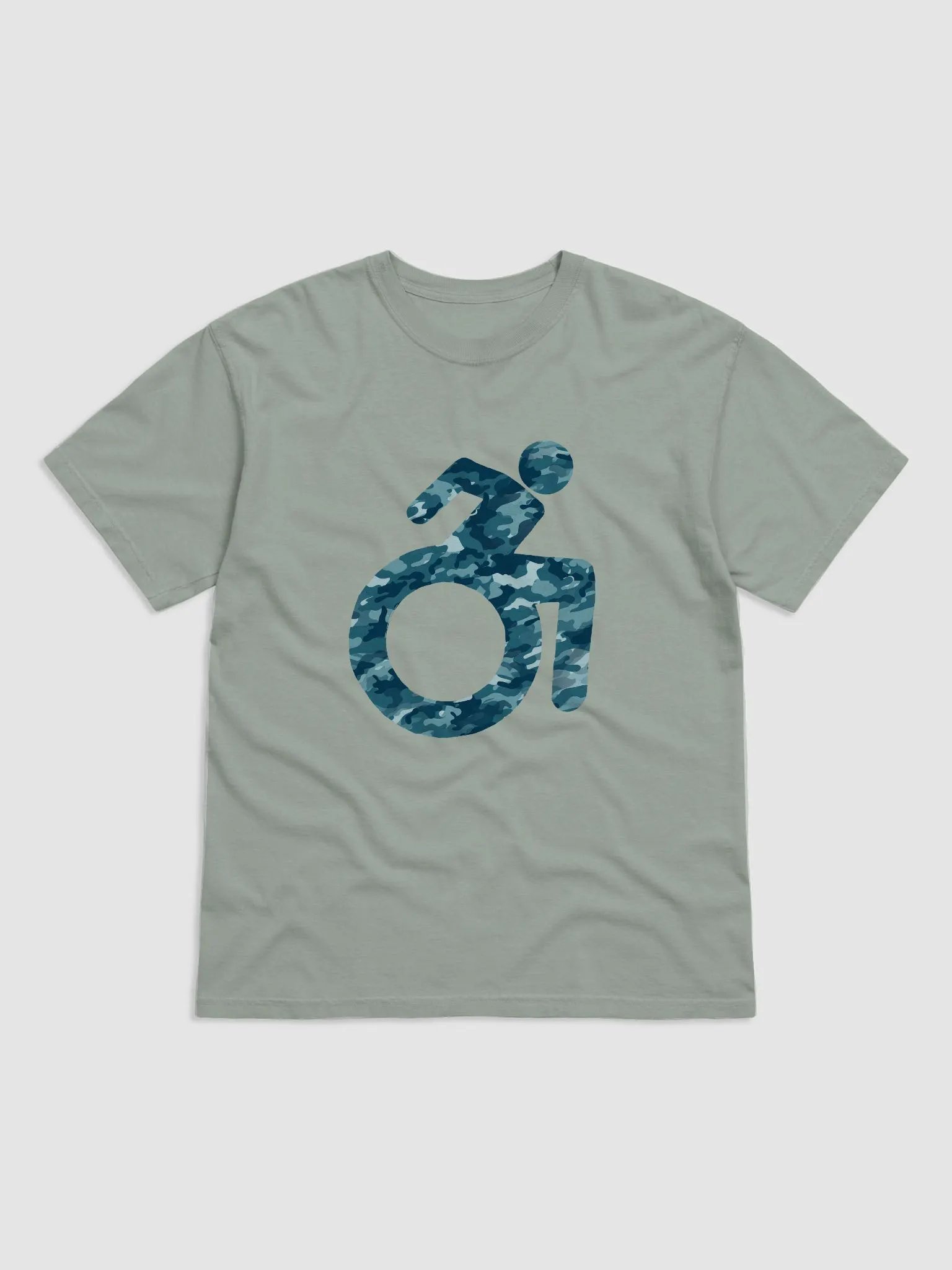 Wheelie, Blue Camo T-Shirt product image (1)