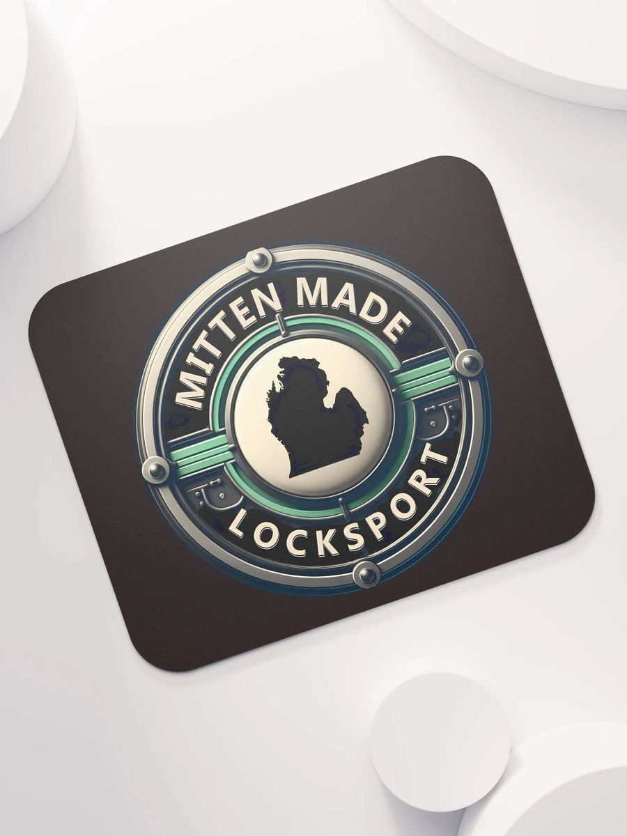 Mitten Made Black Mousepad product image (7)