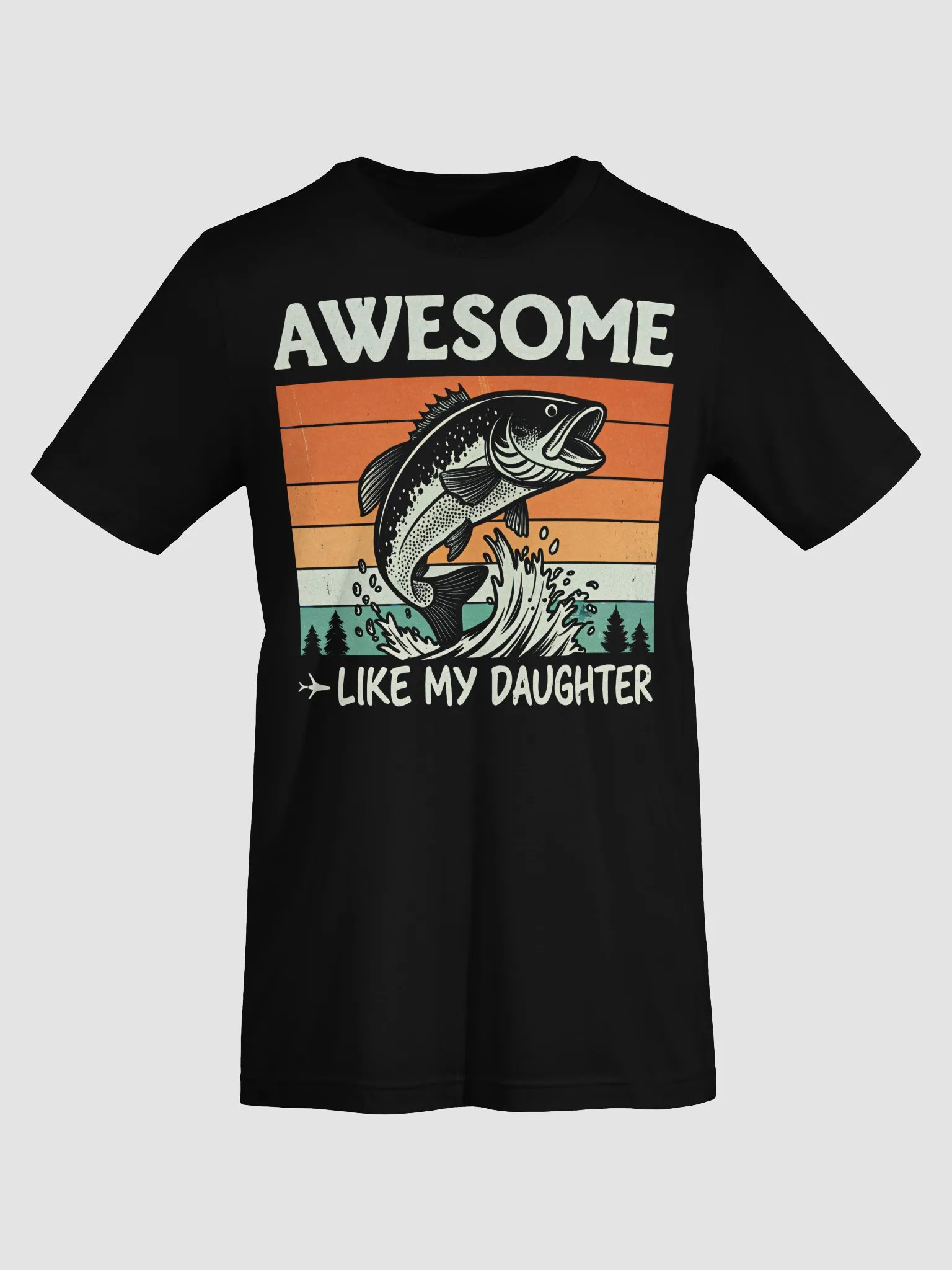 Funny Awesome Like My Daughter Shirt Funny Men Dad Father's Day T-Shirt product image (5)
