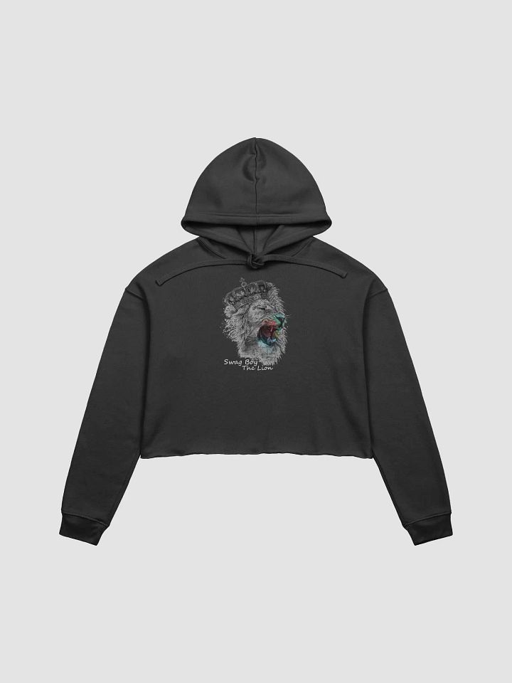 Sudadera con capucha corta de forro polar Bella+Canvas - Para damas - The Lion product image (3)