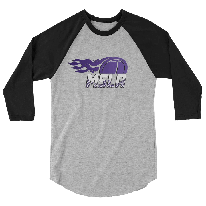 MSLA Purple Jersey Raglan Tee product image (21)