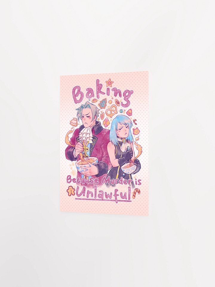 Baking because Murder is Unlawful - Print product image (4)