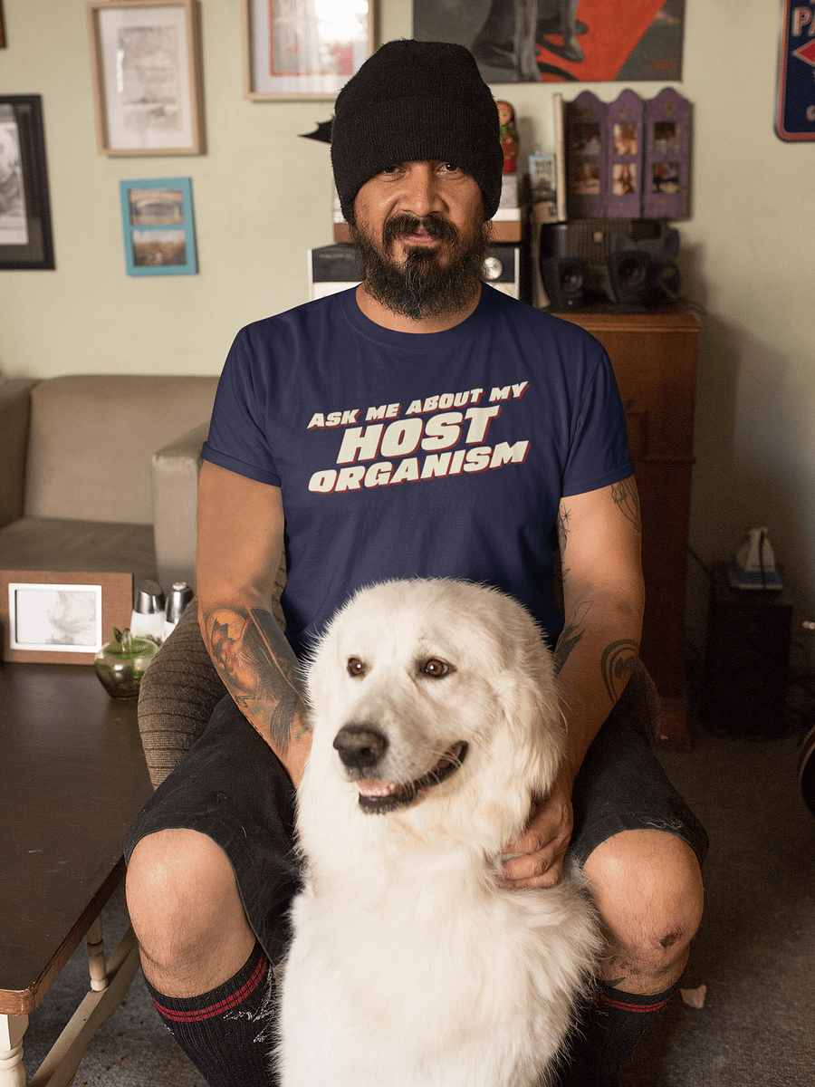 ask me about my host supersoft unisex t-shirt product image (1)