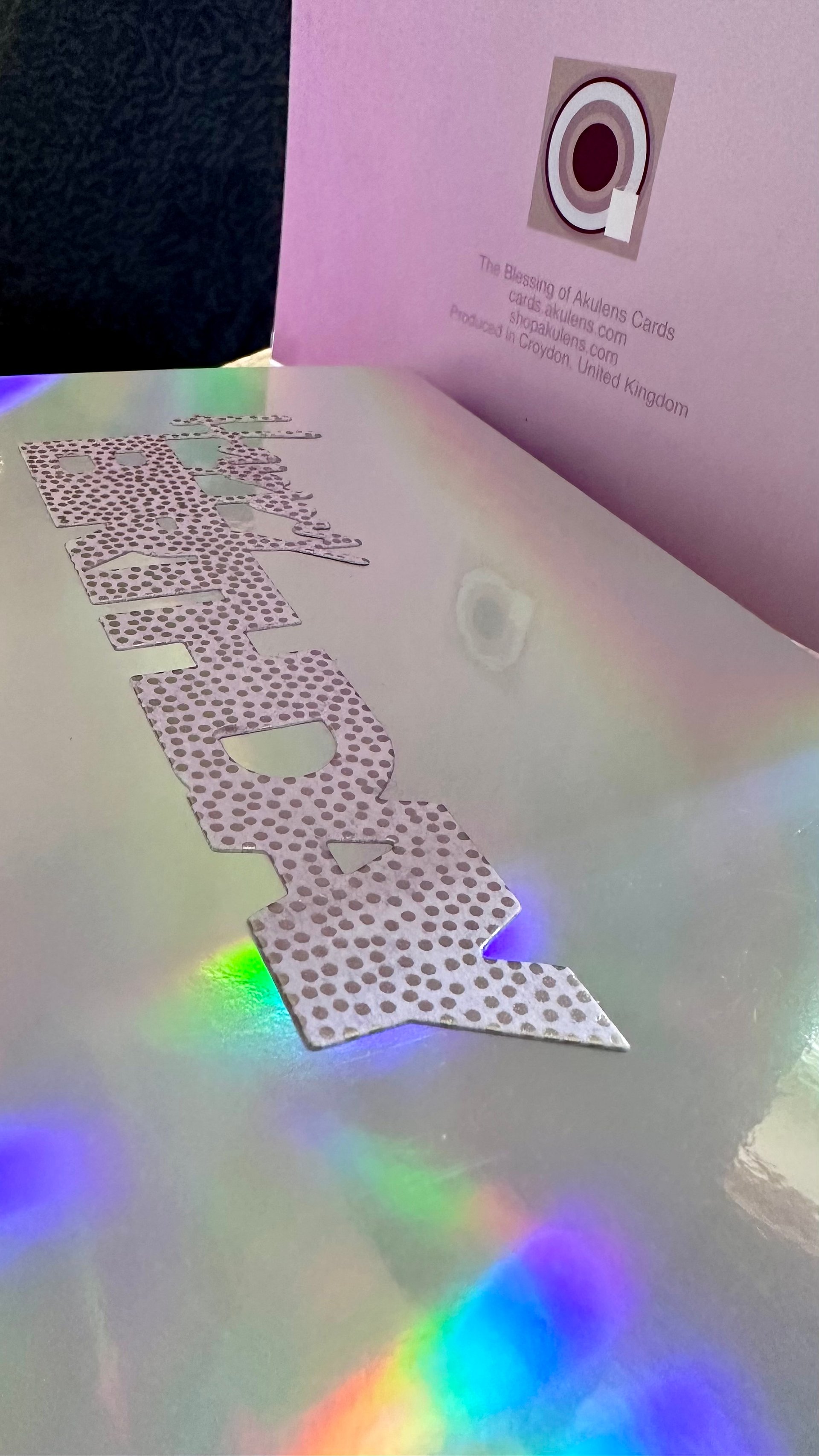 Akulens A5 Silver Metallic Soul Winner Birthday Card product image (3)