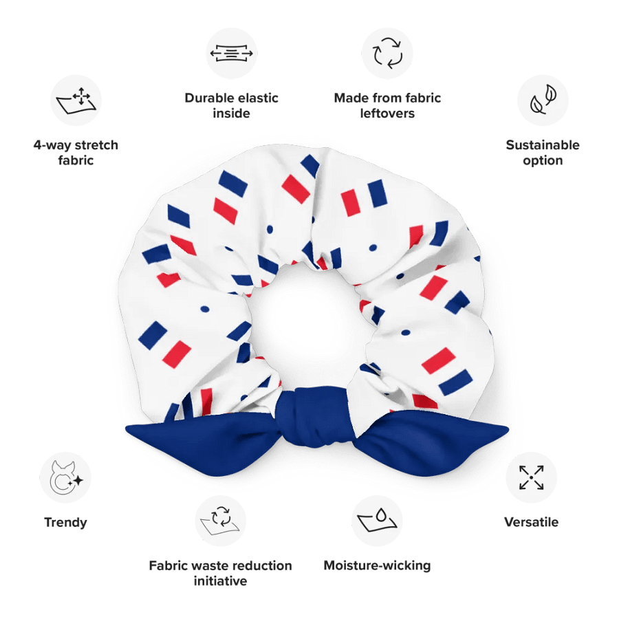 France Scrunchie with Bow product image (12)