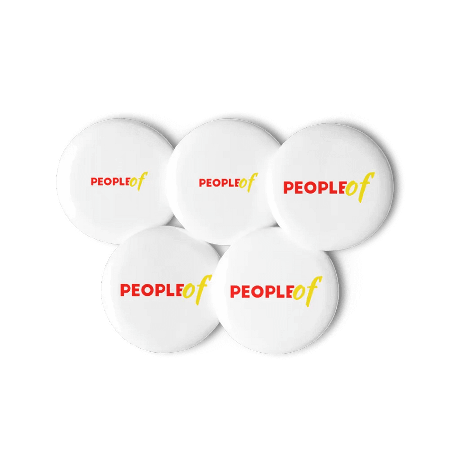 People Of Pin Button Set product image (6)