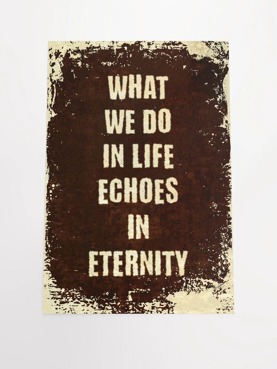 Gladiator Movie Quote Matte Paper Poster product image (3)