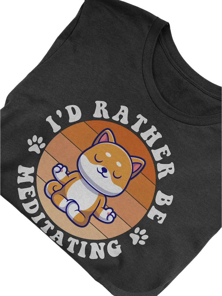 I'd Rather Be Meditating - Funny Pug Inspired T-Shirt product image (2)