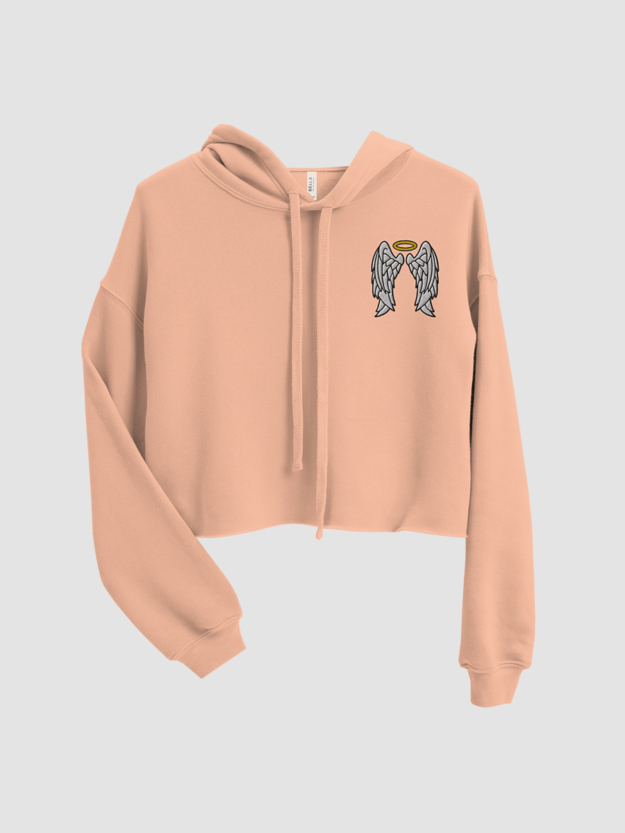 Angel Women's Cropped Hoodie Embroidered product image (2)