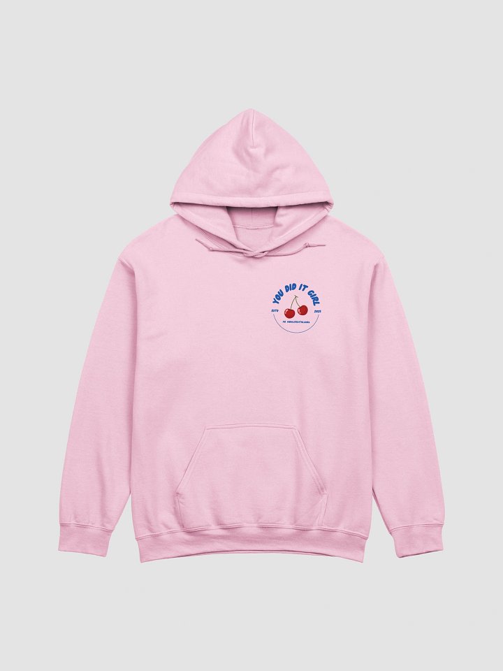 You Did it Girl Cherries Hoodie - Blue/Pink product image (1)