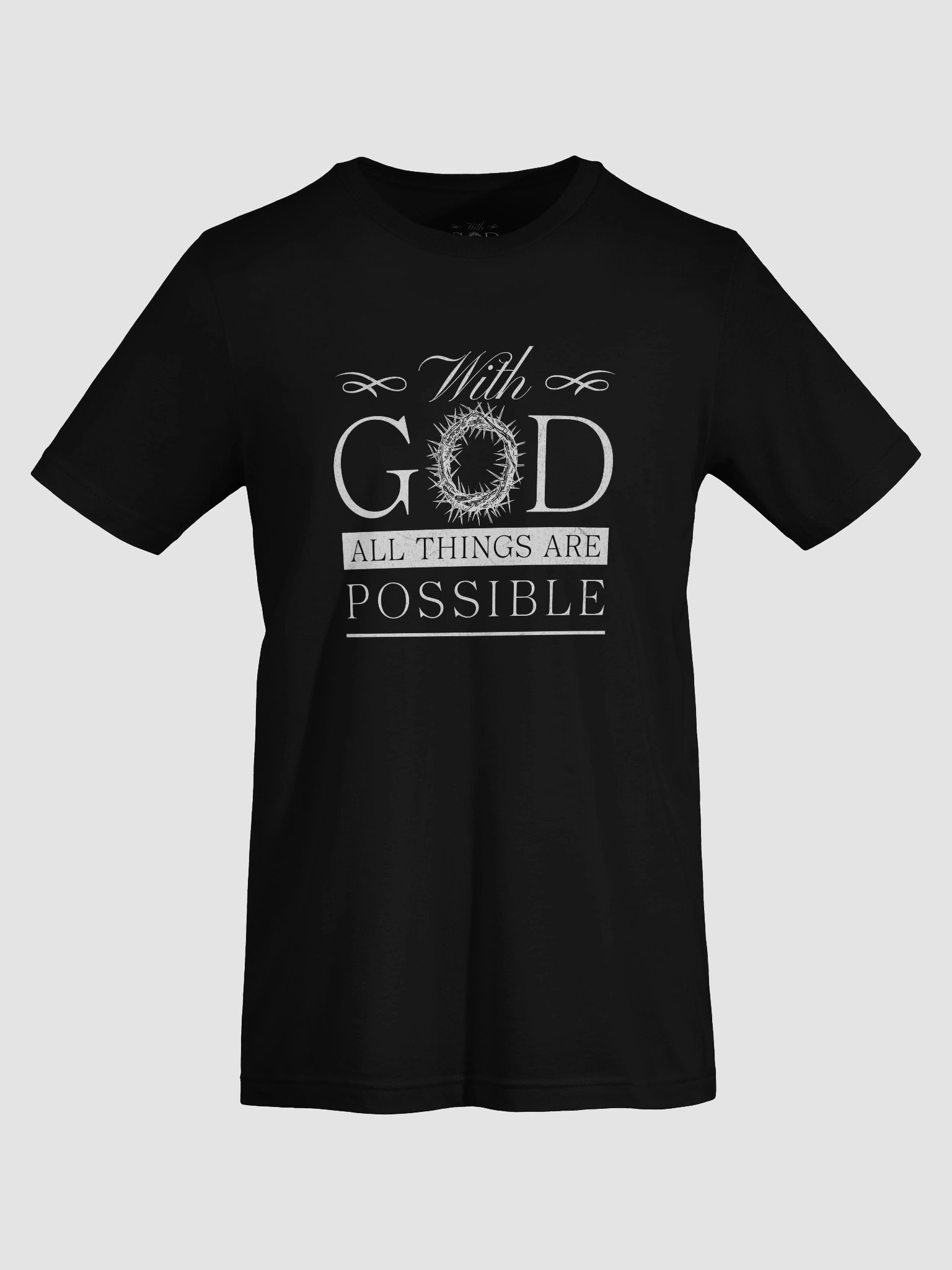 With God Inspirational T-Shirt product image (5)