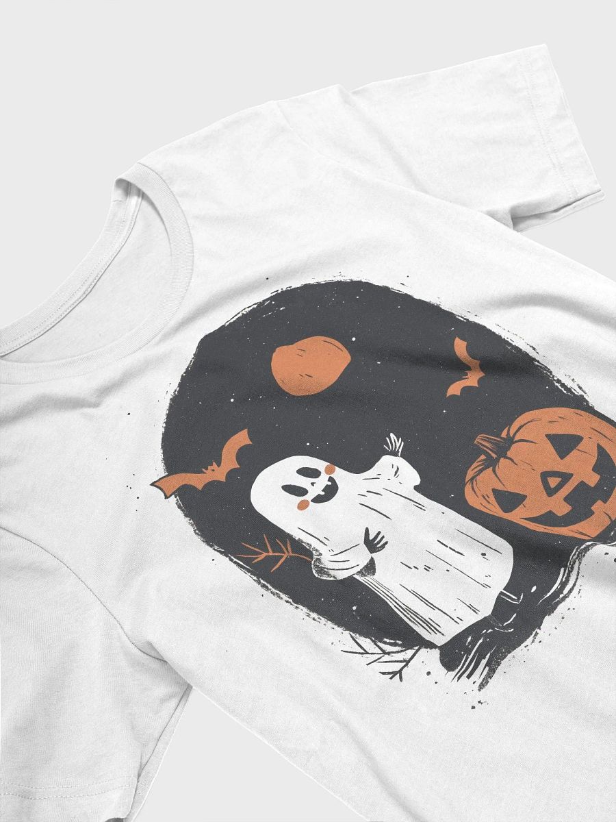 Friendly Ghost & Pumpkin Halloween Tee product image (3)