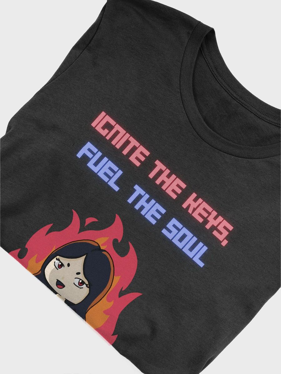 Ignite the Keys, Fuel the Soul T-shirt (strong print) product image (5)