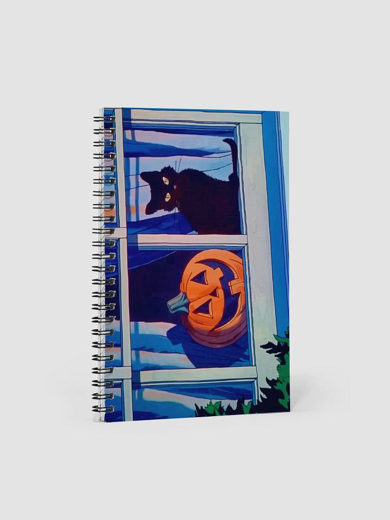 Jack O’Lantern & Black Cat Notebook/Journal
