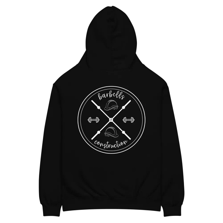 Barbells & Construction X Emblem Unisex Hoodie product image (2)