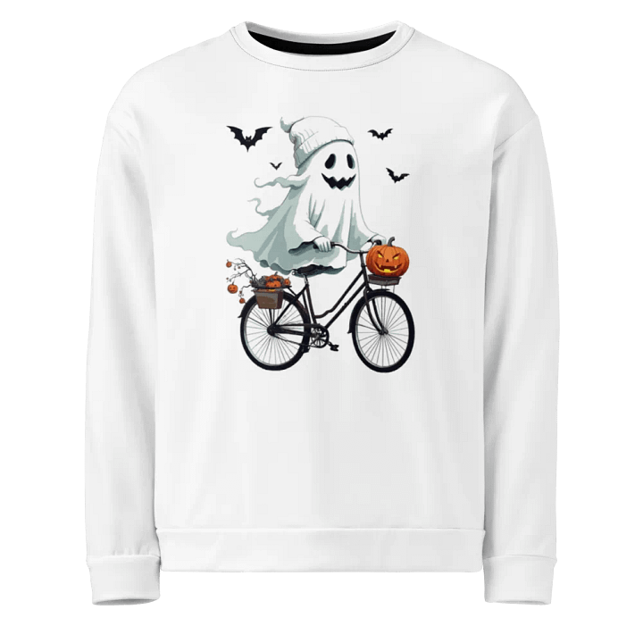 Halloween Ghost Riding on Bicycle product image (1)