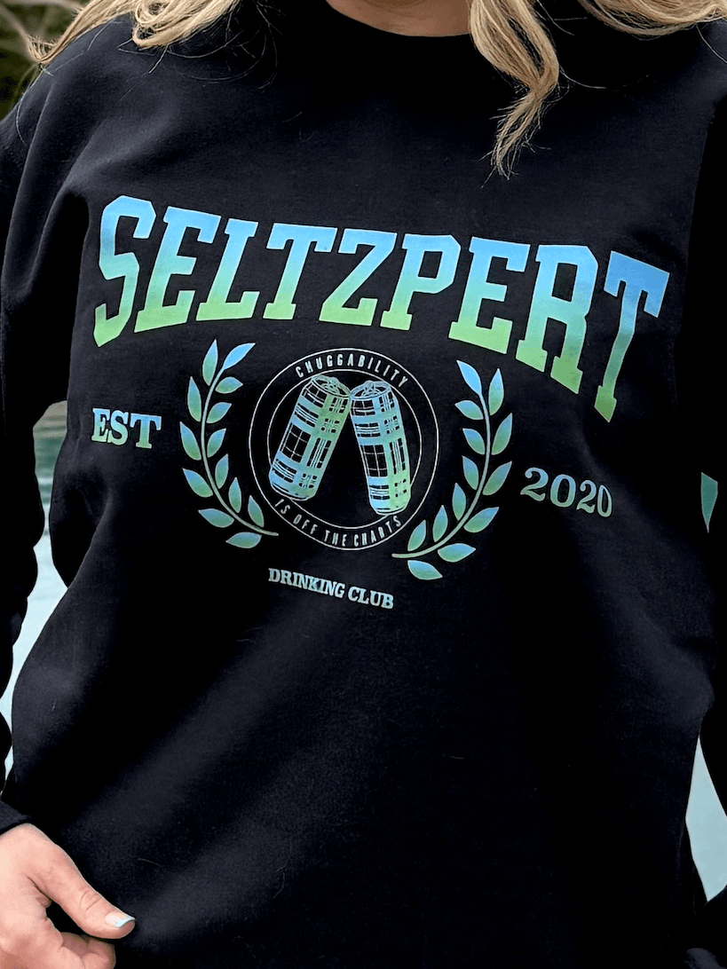 Seltzpert Drinking Club Blue Lagoon Crewneck product image (2)