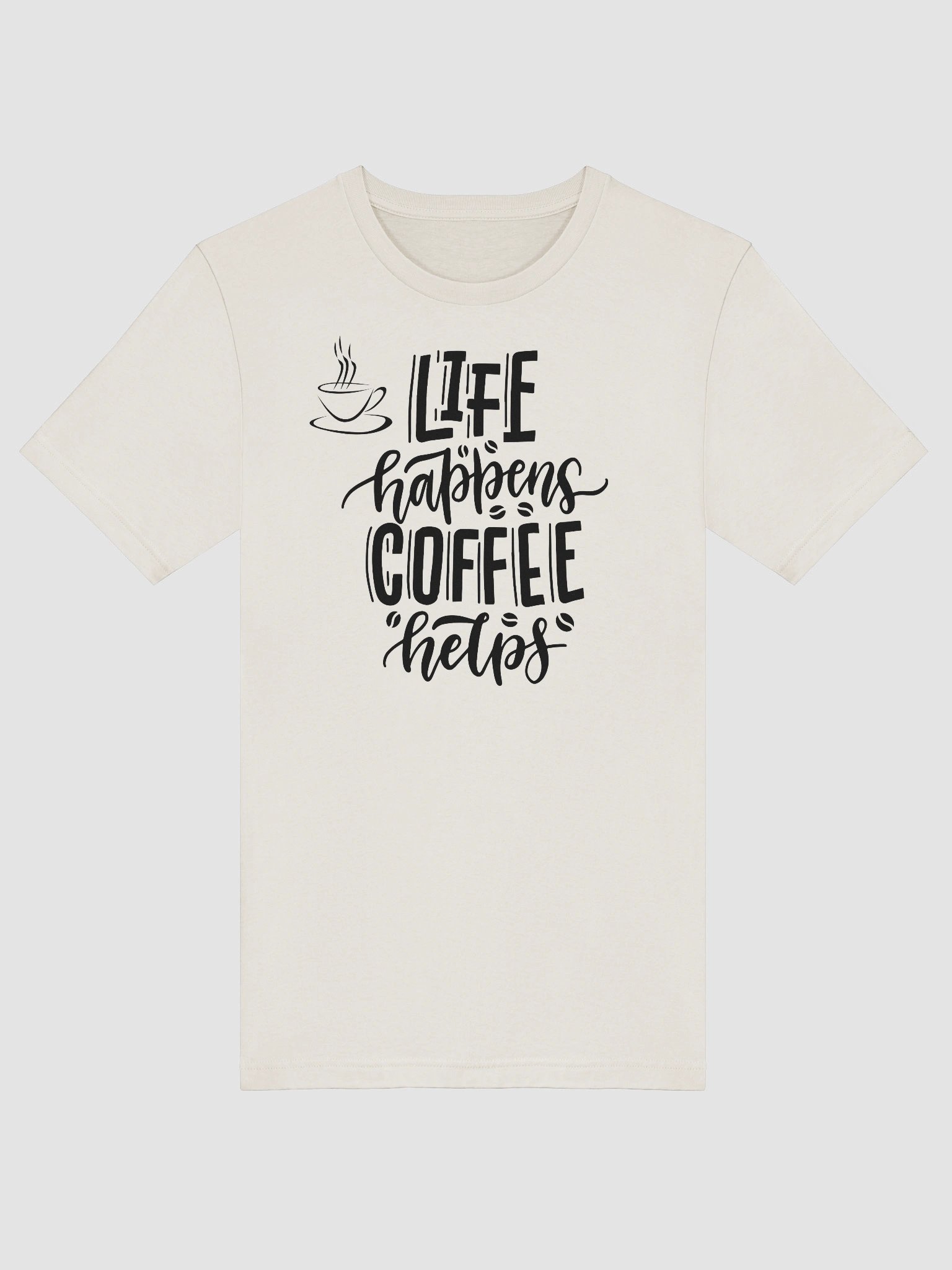 Life Happens Coffee Help Tee Shirt product image (9)