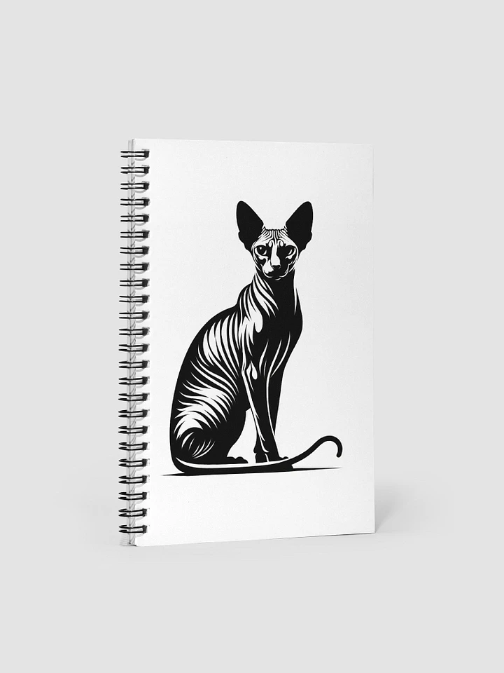 Spiral Notebook: Sphynx product image (1)