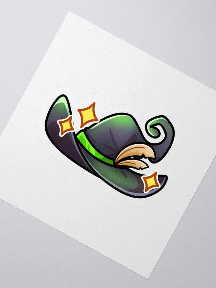 Enchanted Wizzie Hat Kiss Cut Stickers product image (1)
