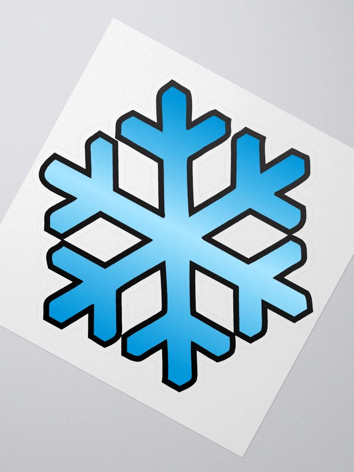Snowflake sticker product image (2)