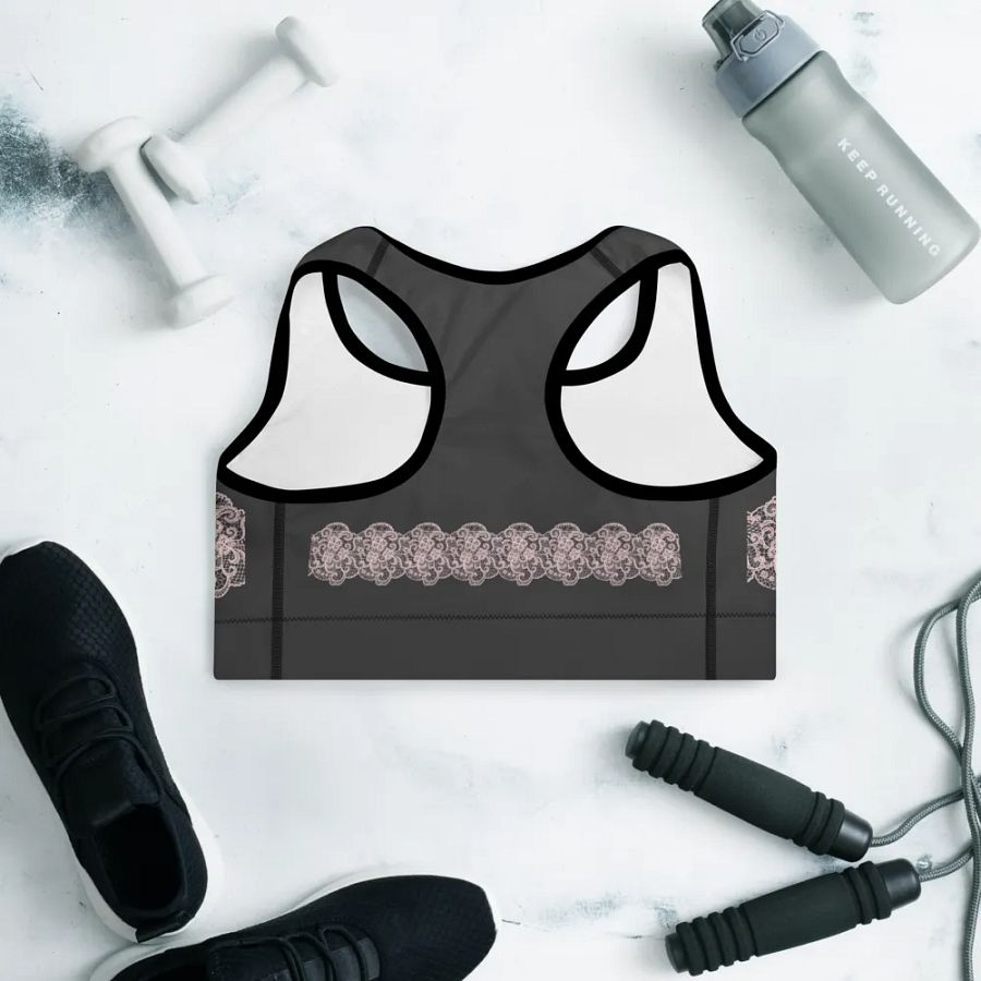 Lace Pink Premium Sportwear Gymtop product image (10)