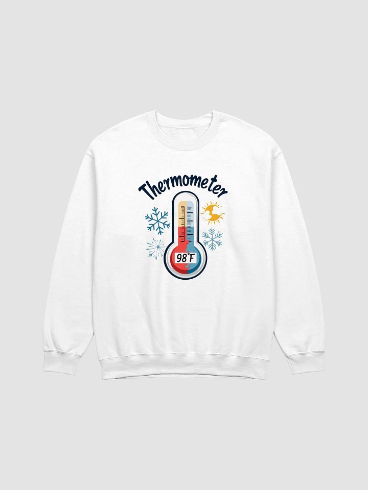 Weather Graphic Thermometer Crewneck Sweatshirt product image (3)
