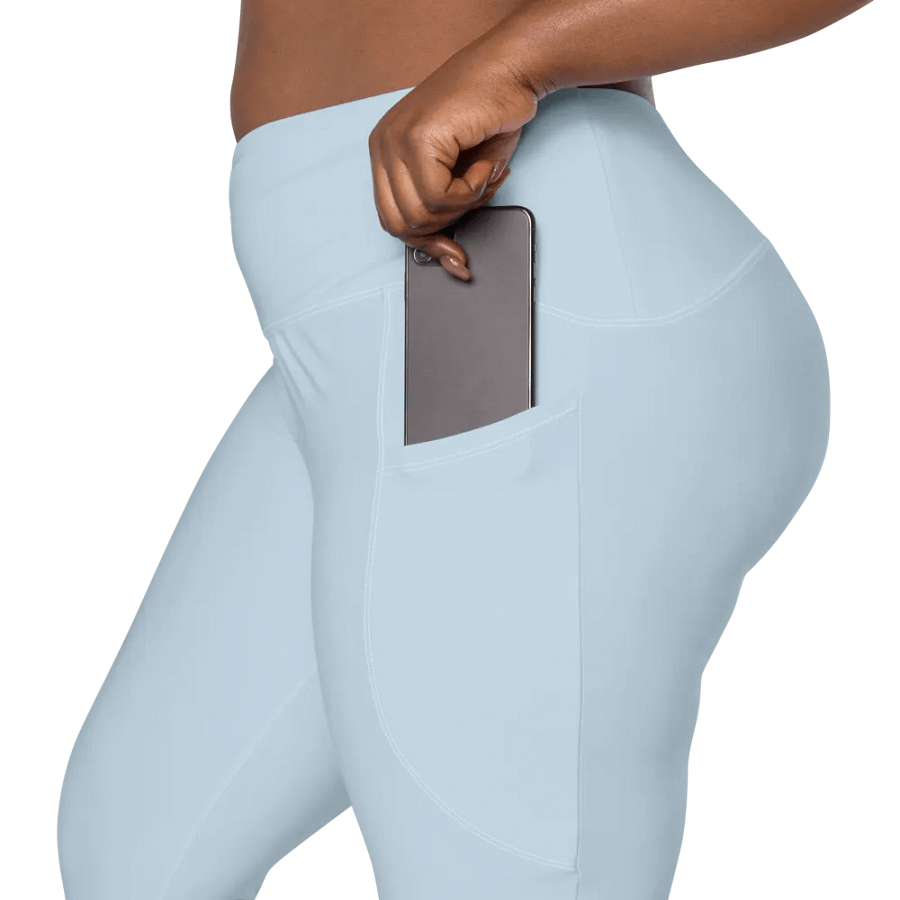 Serene Blue Leggings with Pockets product image (8)