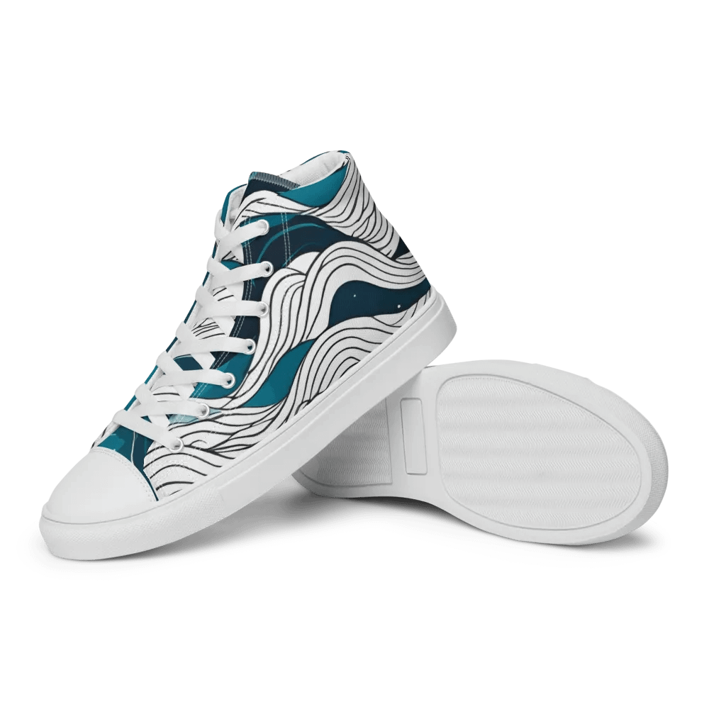 Fluidity Blue High Tops product image (12)
