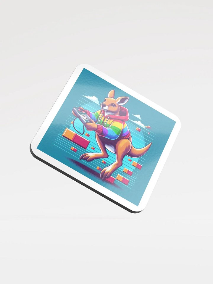 Retro Roo Drink Coaster product image (1)