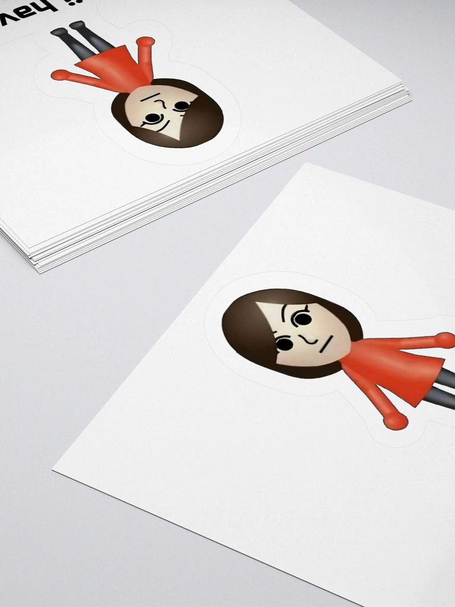 Mii Have A Tummy Ache Sticker product image (4)