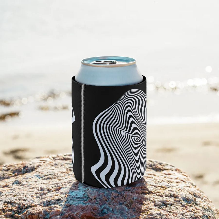 Hypnotic Wave Coozie Can Cooler product image (10)