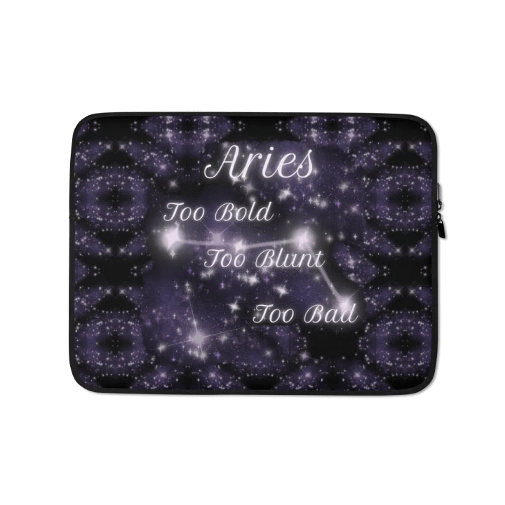Aries 2025, Constellation, Laptop Sleeve product image (1)