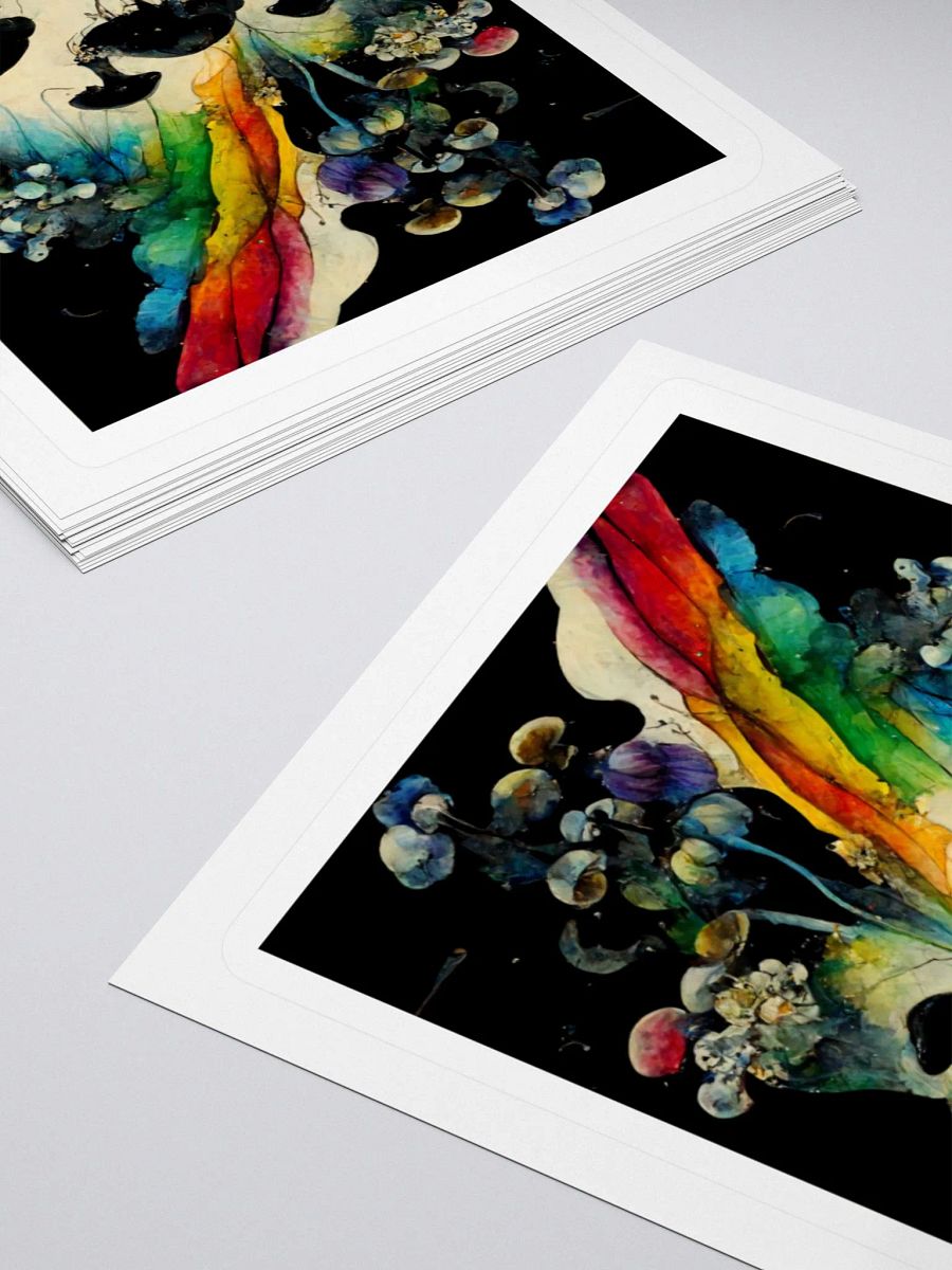 Rainbow Mushrooms Kiss Cut Stickers product image (10)