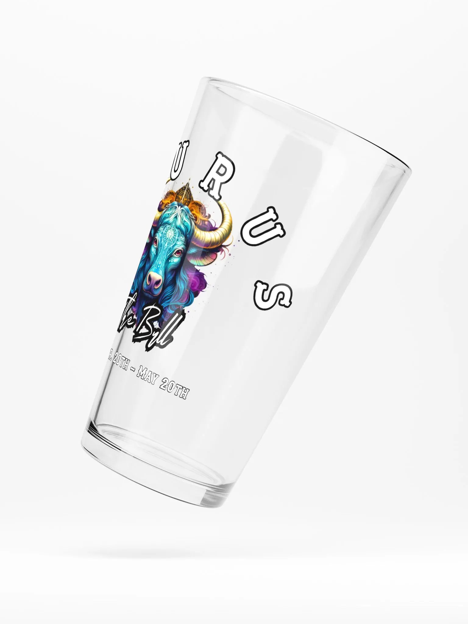 Taurus - Zodiac Shaker Pint Glass product image (5)