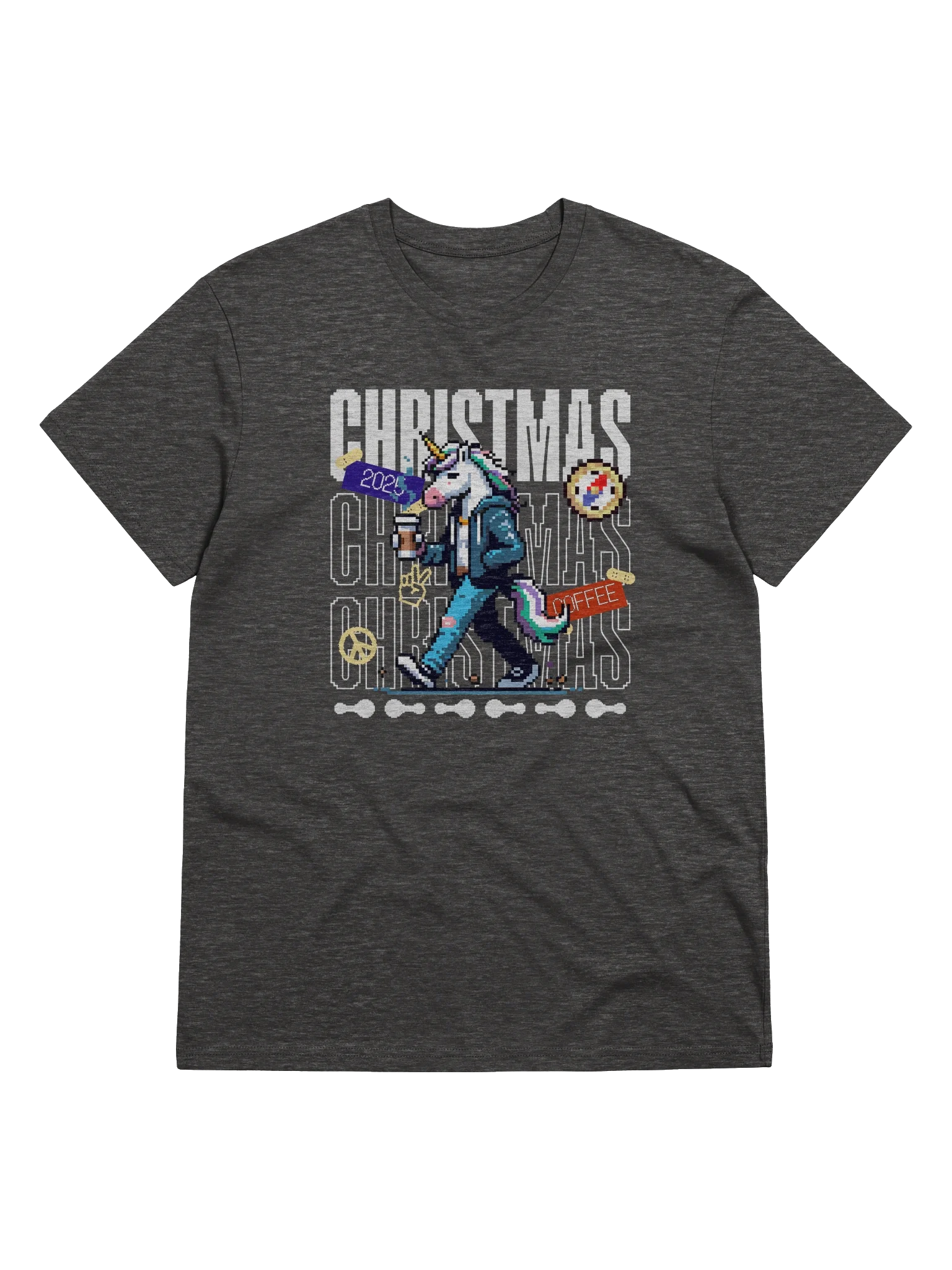 Unicorn Christmas Chaos Pixel Art product image (7)