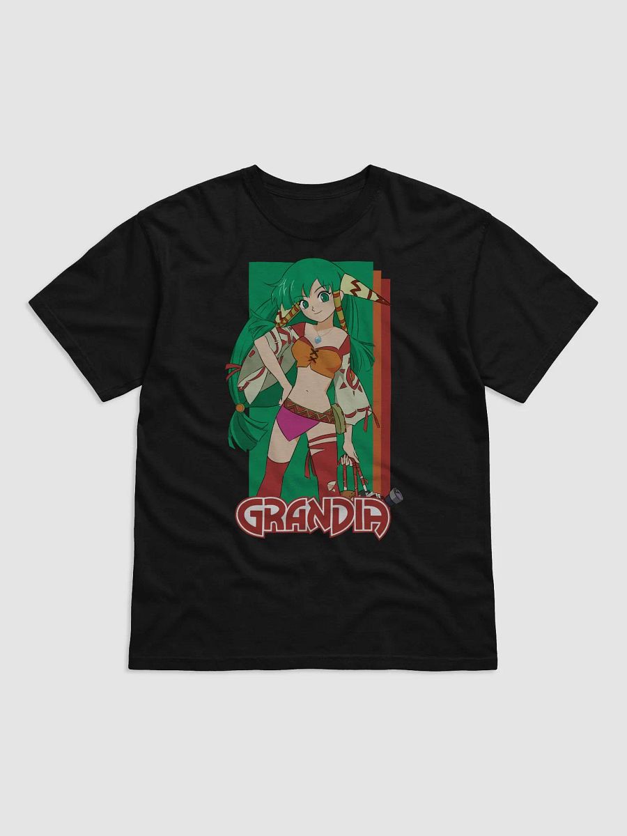 Feena (Full-Color) Heavyweight T-Shirt (Black / White) product image (2)