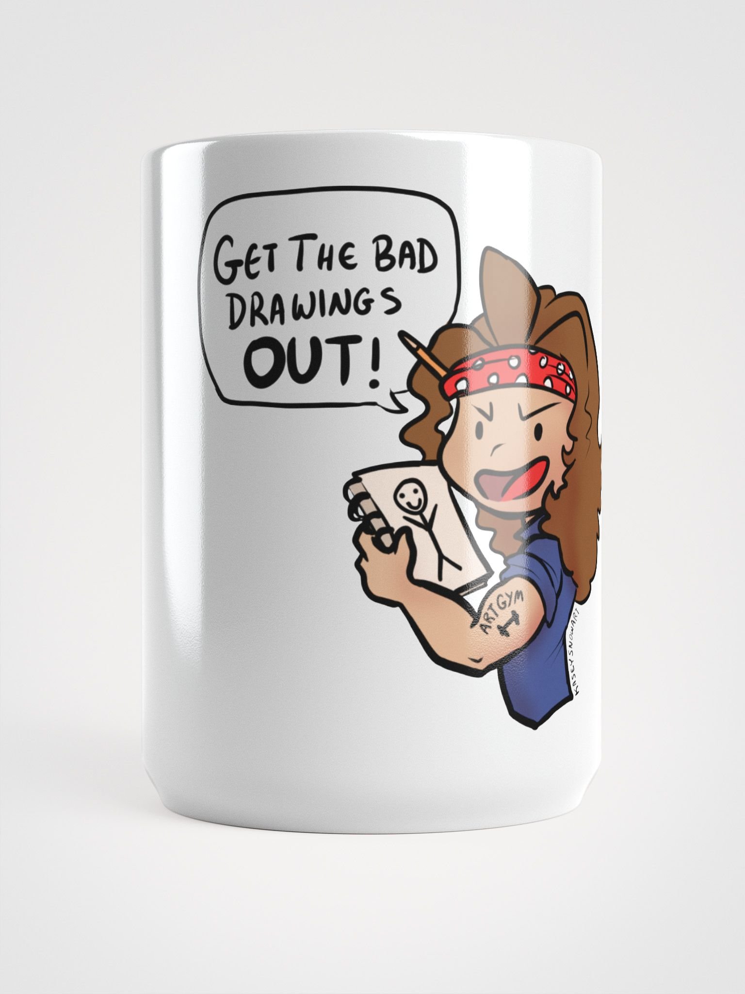 Art Gym Mug "Get the Bad Drawings Out" product image (6)