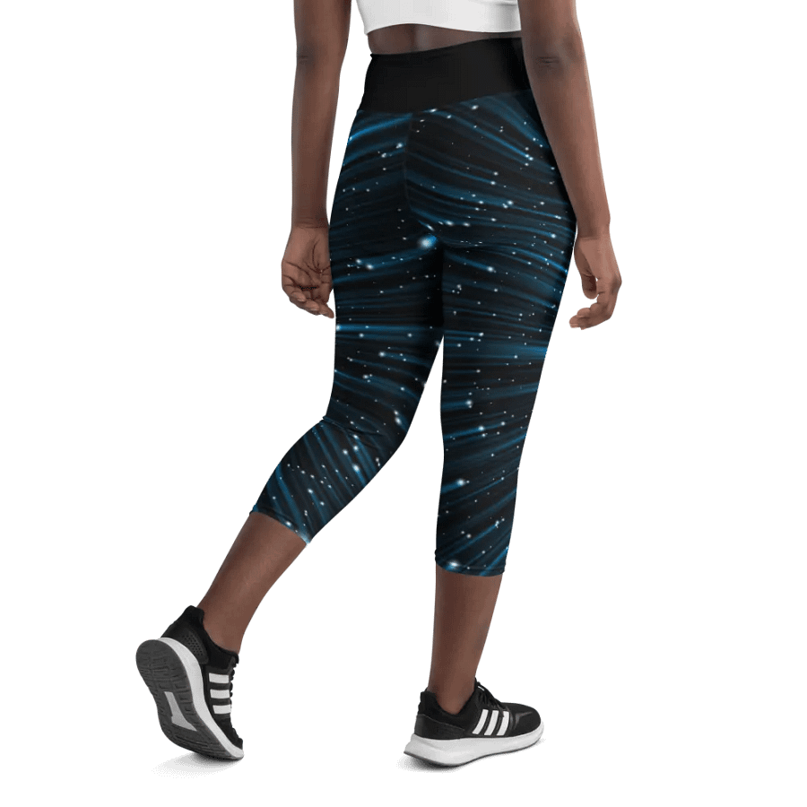 Hyperspace Journey Yoga Capri Leggings product image (9)