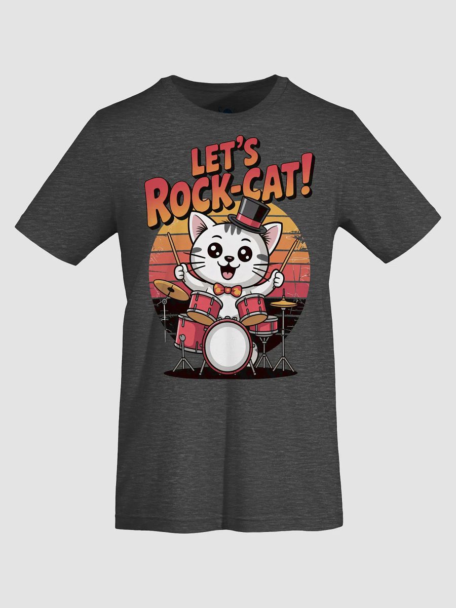 Rock-Cat Drummer T-Shirt product image (42)